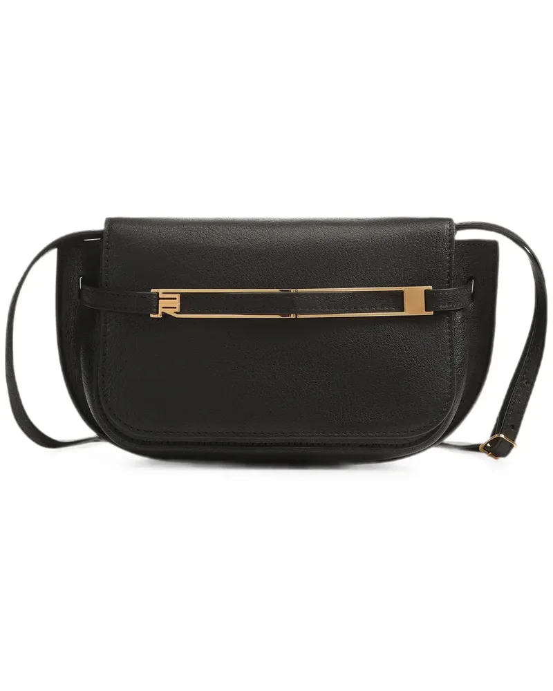 Sergio Rossi Vareda Schultertasche - Schwarz Schwarz