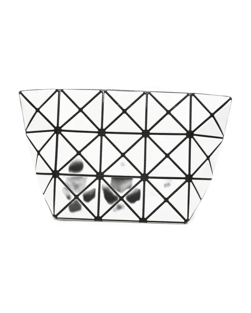 Issey Miyake geometric-shape clutch bag - Weiß Weiß