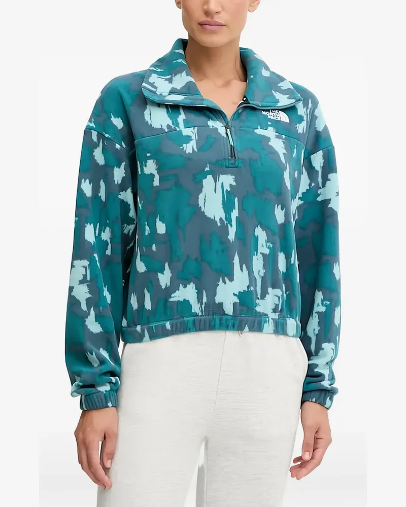 The North Face half-zip patterned sweatshirt - Blau Blau