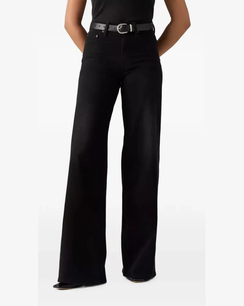 Levi's 728 high-rise wide-leg jeans - Schwarz Schwarz