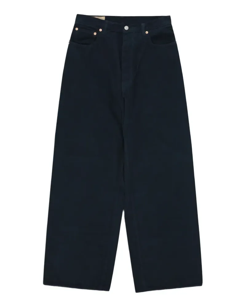 Fortela Jaron wide-leg corduroy trousers - Blau Blau