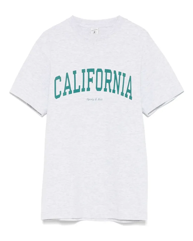 SPORTY & RICH Klassisches T-Shirt - Grau Grau
