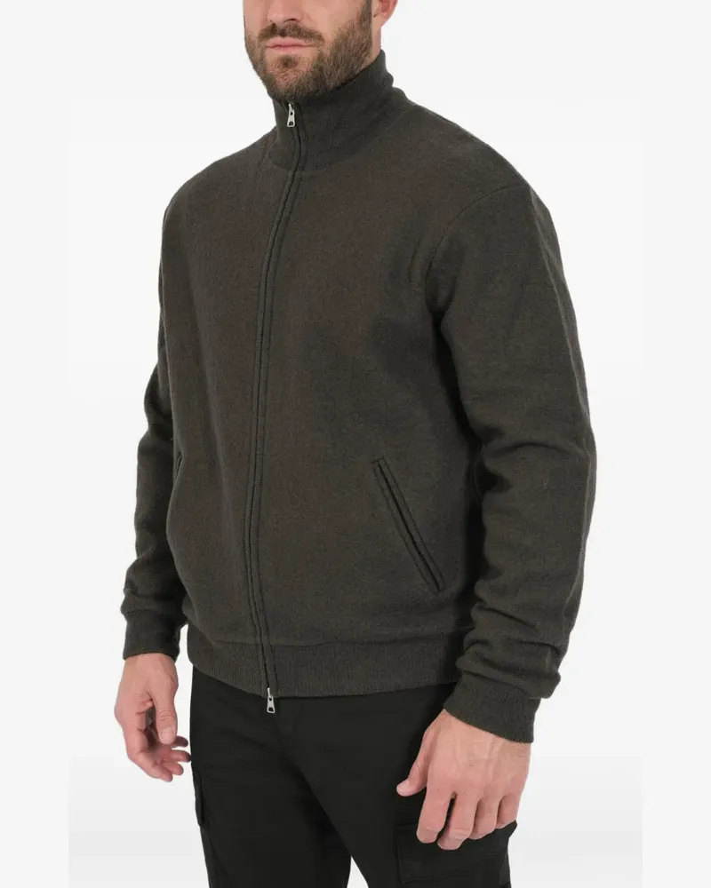 NN 07 zip funnel neck Knitwear - Braun Braun
