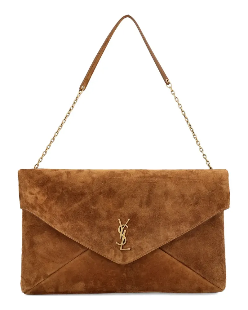 Saint Laurent Großes Cassandre Portemonnaie - Braun Braun