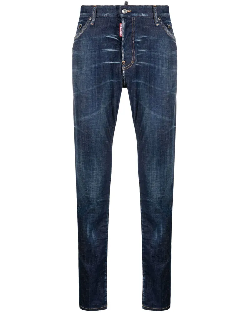 Dsquared2 Klassische Slim-Fit-Jeans - Blau Blau