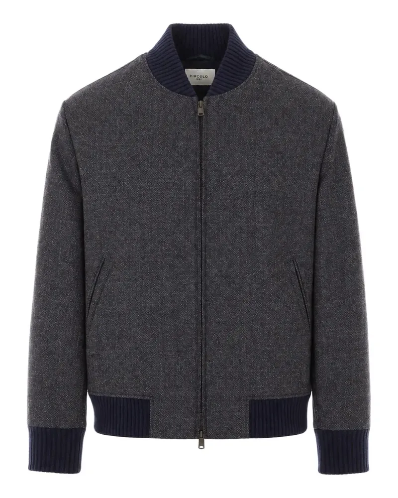 CIRCOLO 1901 zip-up bomber jacket - Blau Blau