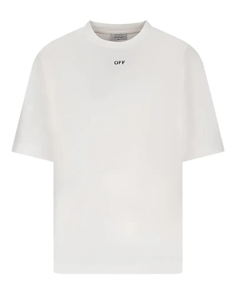 OFF-WHITE Thinkman logo-print T-shirt - Weiß Weiß