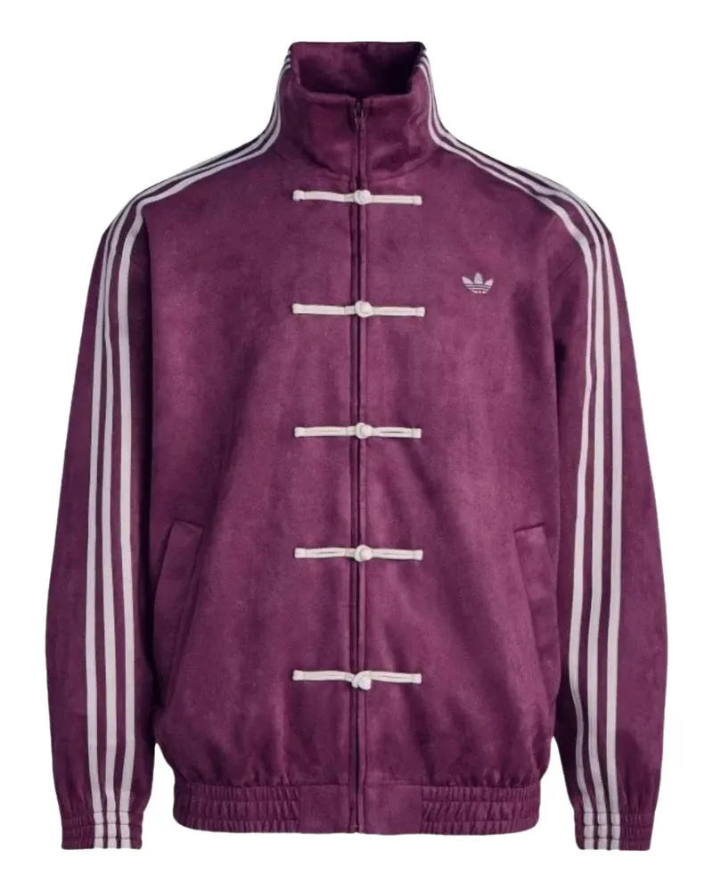 adidas Chinese frog-fastening track jacket - Violett Violett