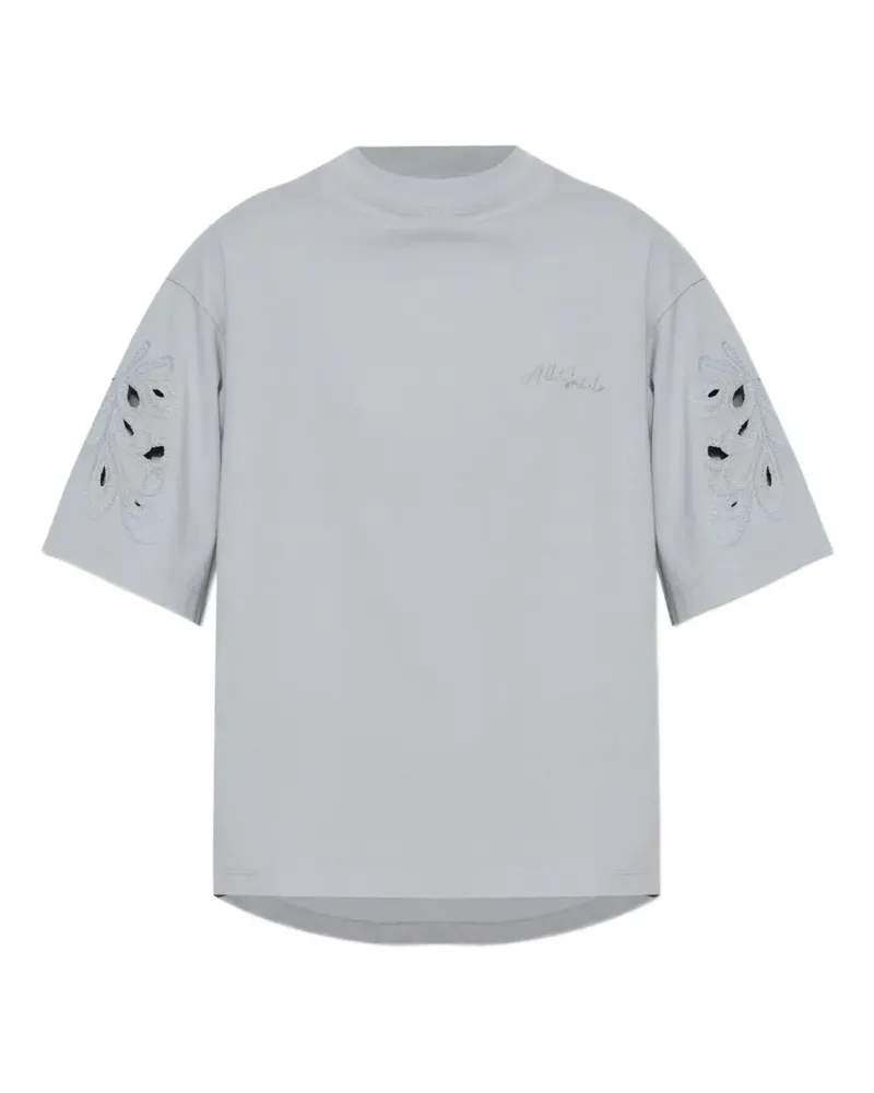 AllSaints Lola Amelie T-Shirt mit Logo - Blau Blau