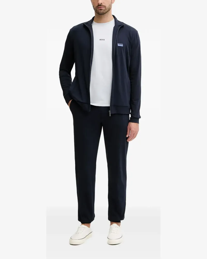 HUGO BOSS logo-print tracksuit set - Blau Blau