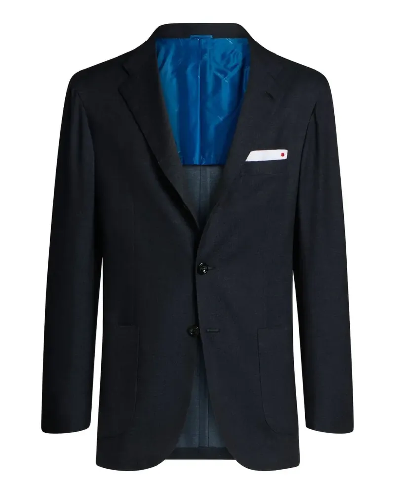 Kiton Einreihige Kaschmirjacke - Blau Blau