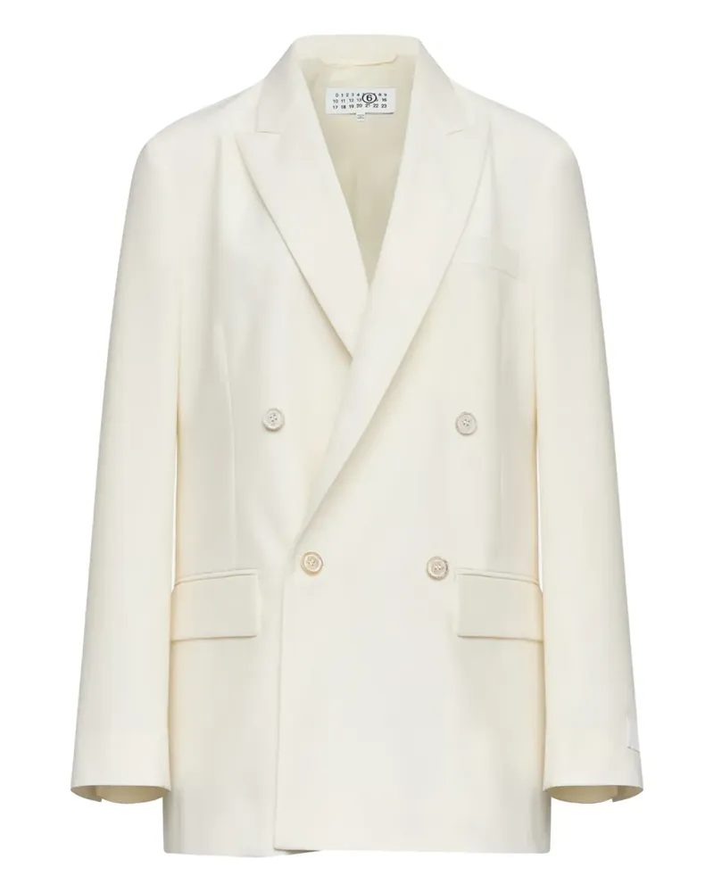 Maison Margiela Doppelreihiges Sakko - Nude Nude