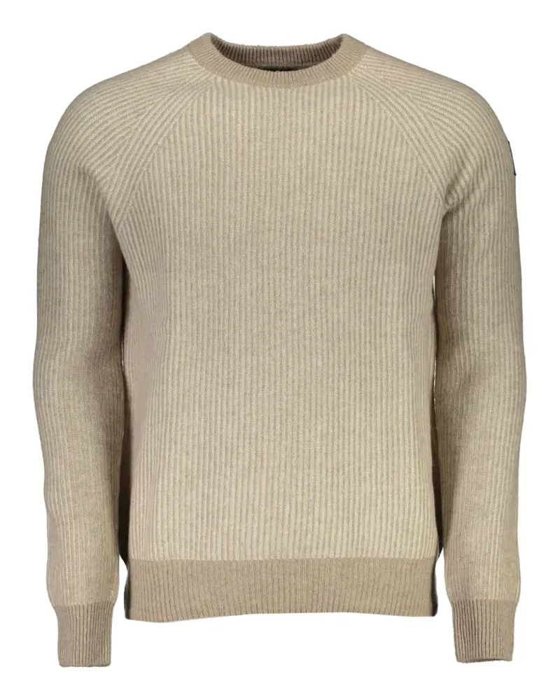 North Sails ribbed-knit merino wool sweater - Nude Nude