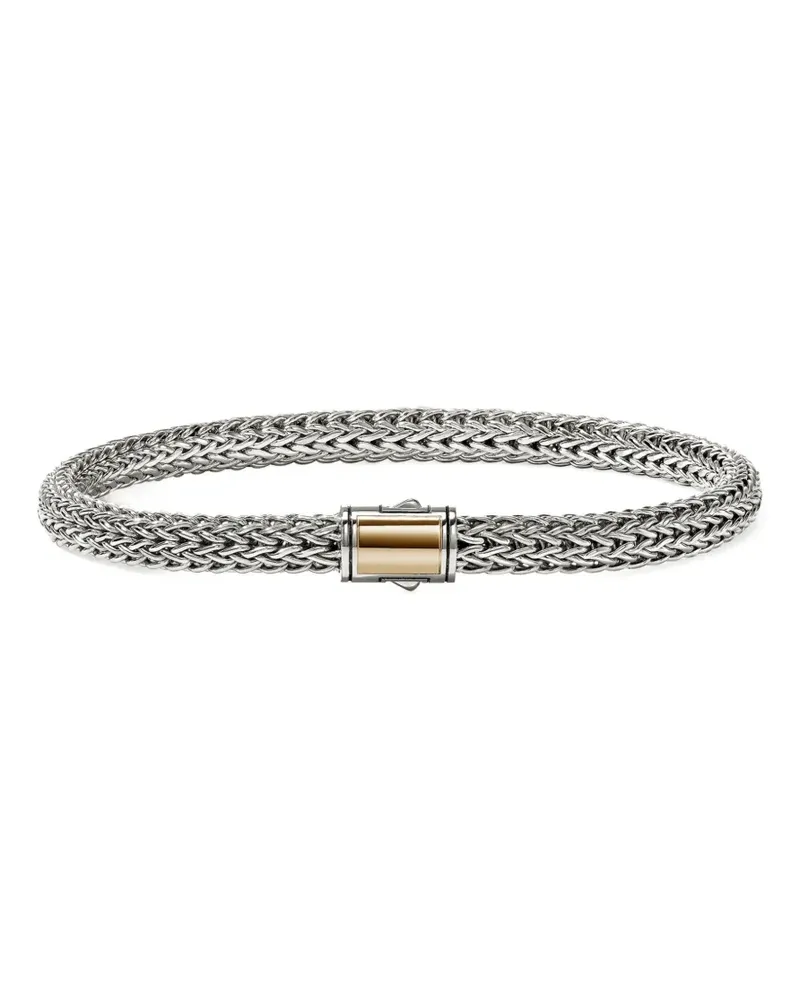 John Hardy 14kt Icon Gelbgoldarmband aus Sterlingsilber Silber
