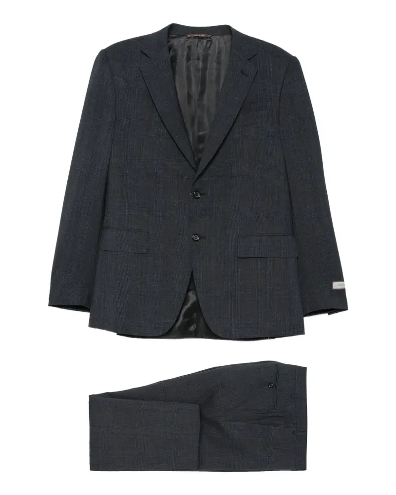Canali Anzug mit Prince of Wales-Karo - Blau Blau