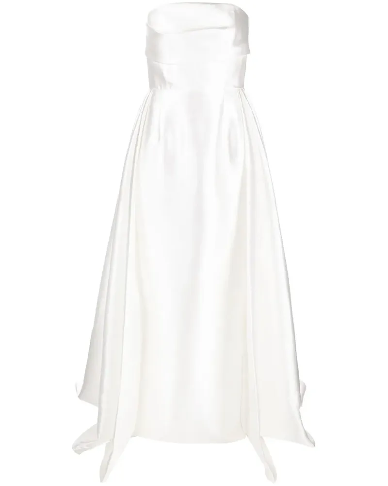 Solace London Tiffany Bandeau-Maxikleid - Weiß Weiß