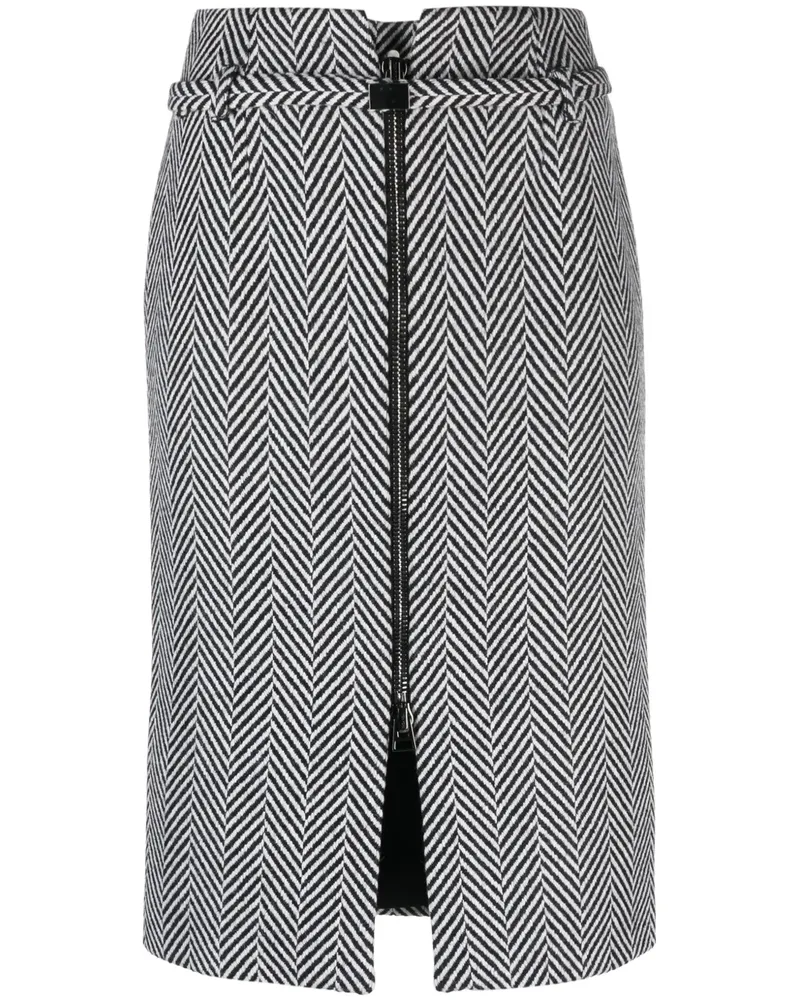 Tom Ford Rock mit Muster - Schwarz Schwarz