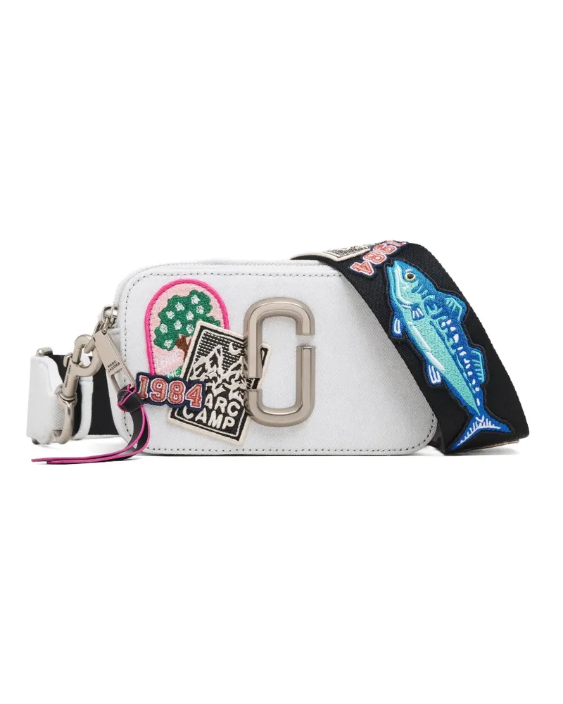 Marc Jacobs The Camp Snapshot patchwork shoulder bag - Blau Blau