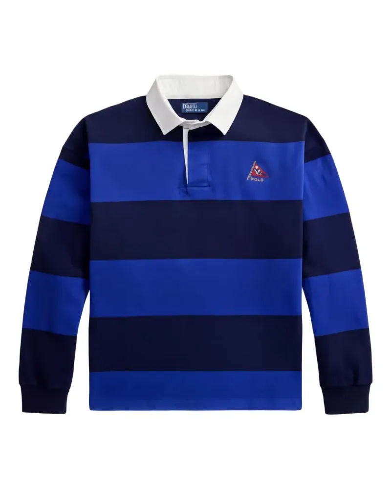Ralph Lauren Gestreiftes Poloshirt - Blau Blau
