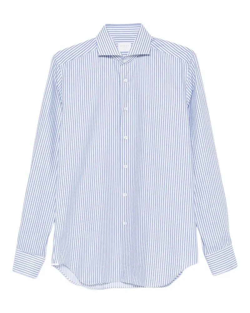 XACUS Gestreiftes Hemd - Blau Blau