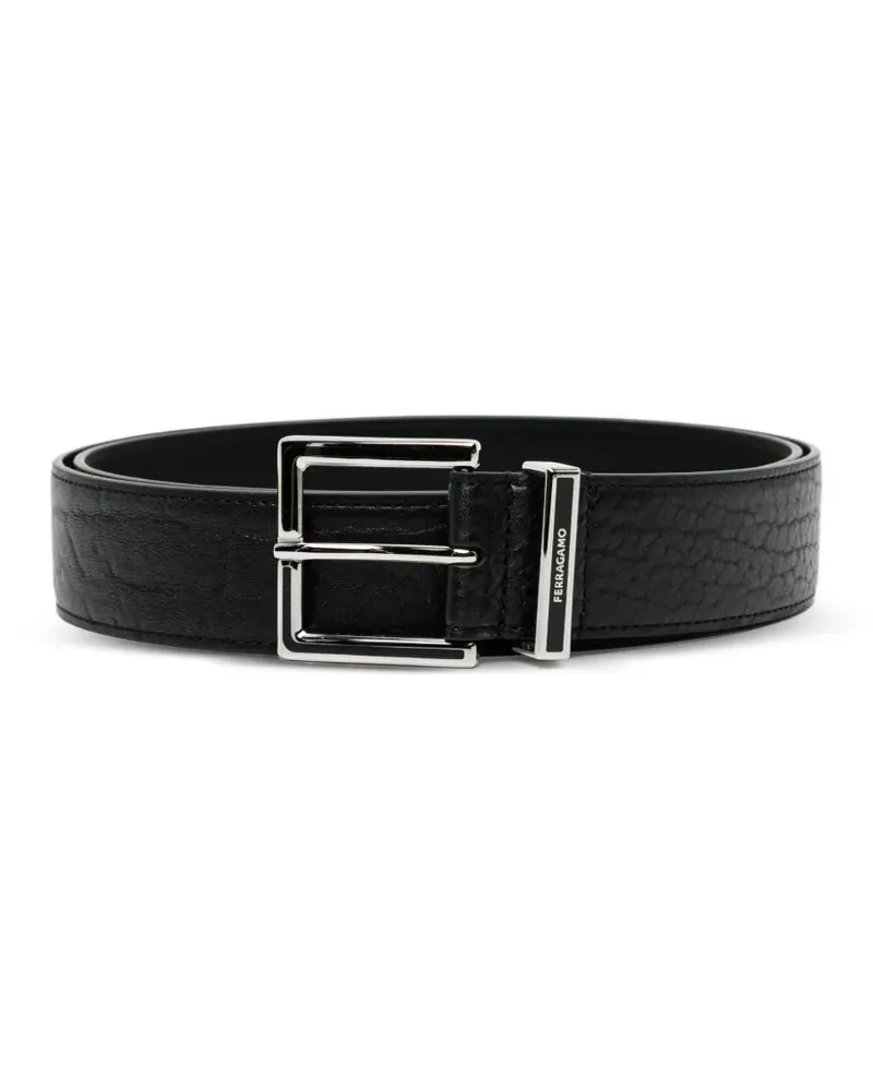 Ferragamo Gancini belt - Schwarz Schwarz