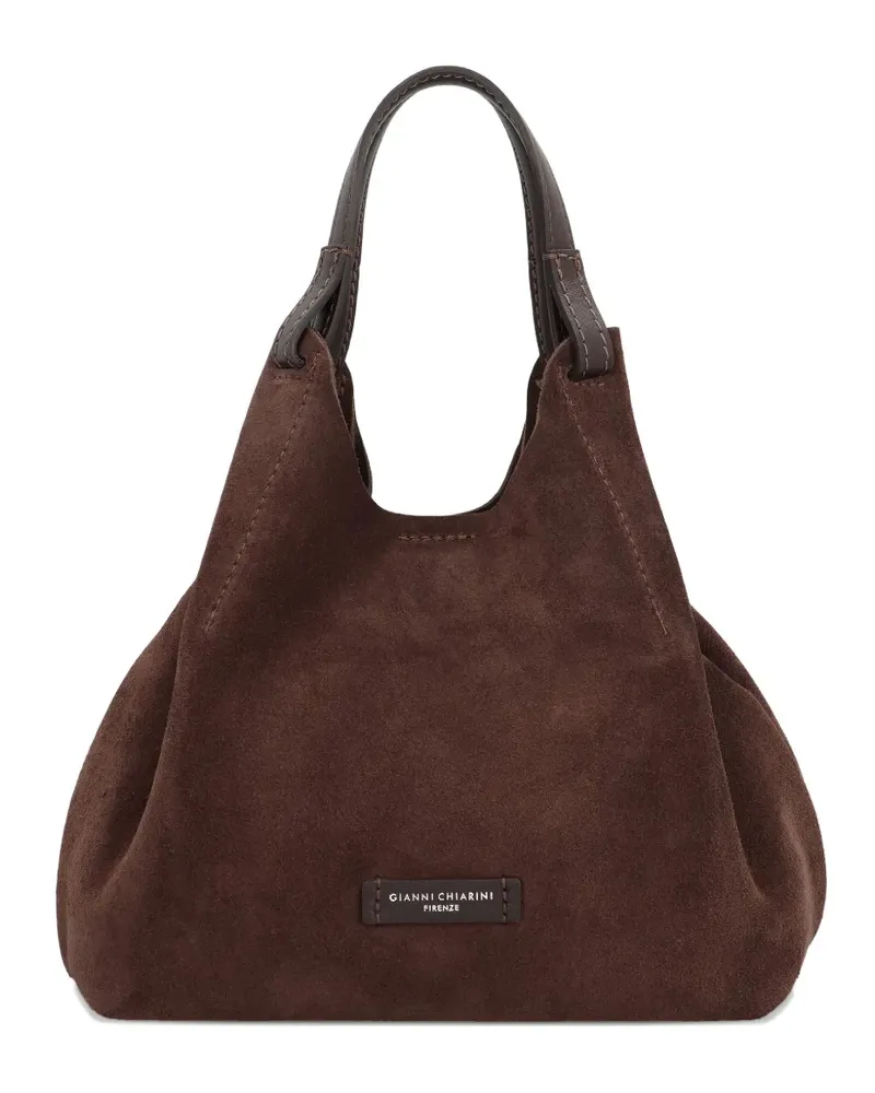 Gianni Chiarini Dua Tote Bag aus Wildleder - Braun Braun