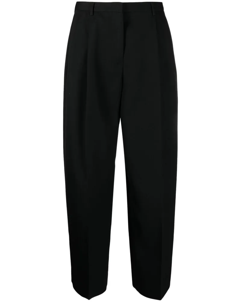 Jil Sander Klassische Bundfaltenhose - Schwarz Schwarz