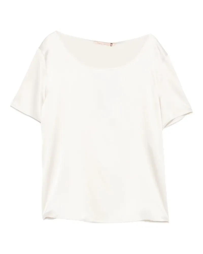 Pennyblack T-Shirt mit U-Ausschnitt - Nude Nude