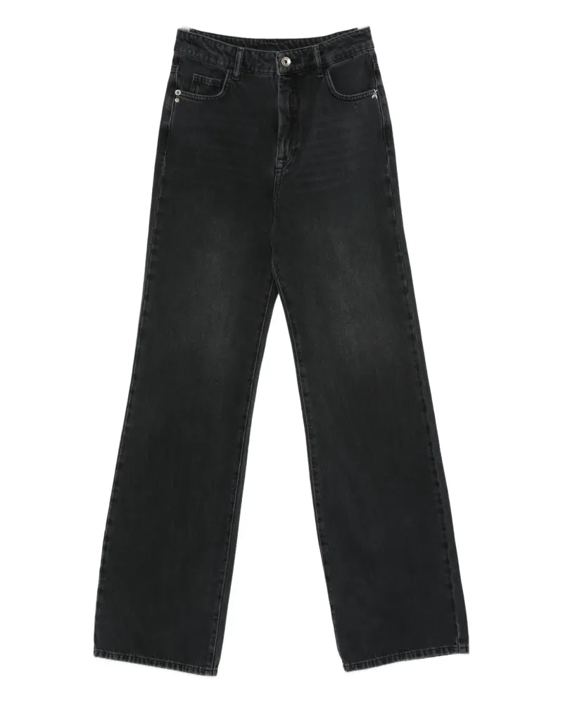 Patrizia Pepe Jeans mit hohem Bund - Schwarz Schwarz