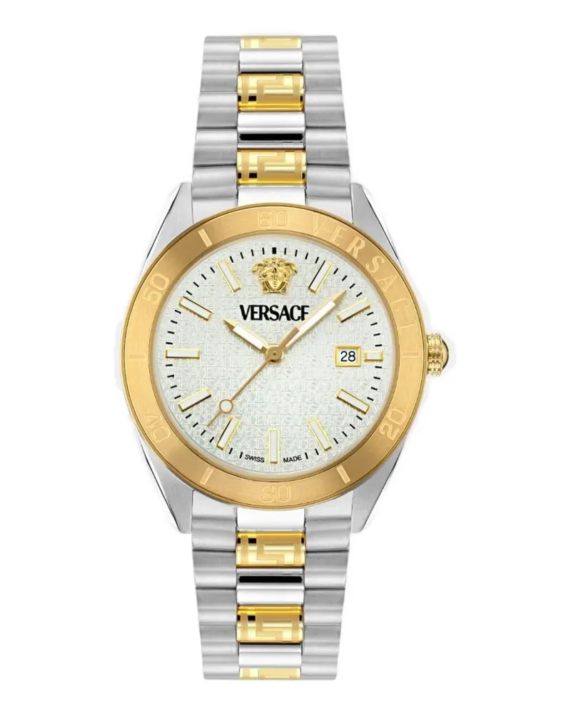 Versace V-Dome 42mm watch - Silber Silber