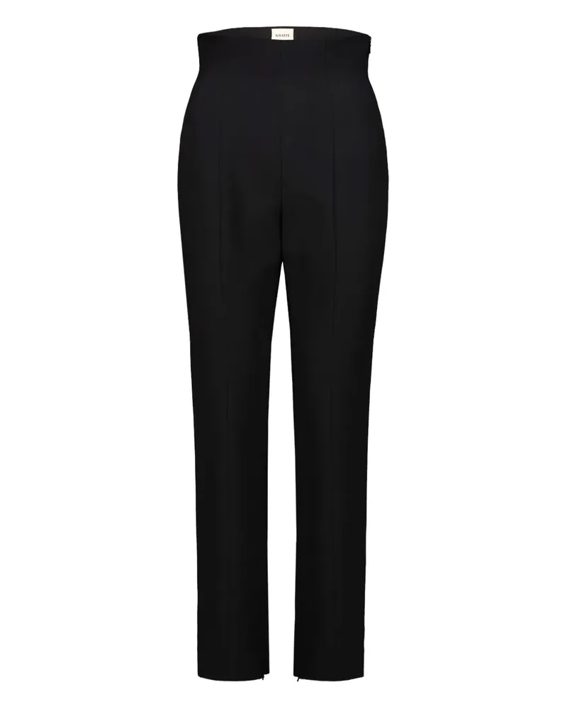 KHAITE Hose mit hohem Bund - Schwarz Schwarz