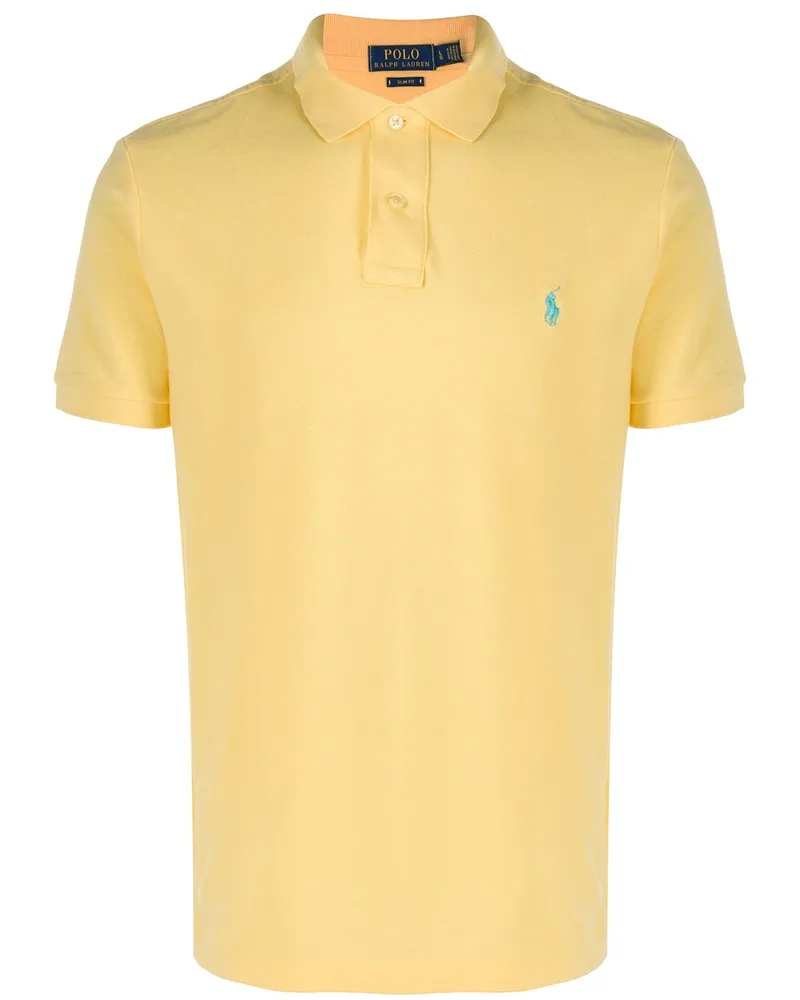 Ralph Lauren Poloshirt mit Logo-Stickerei - Gelb Gelb