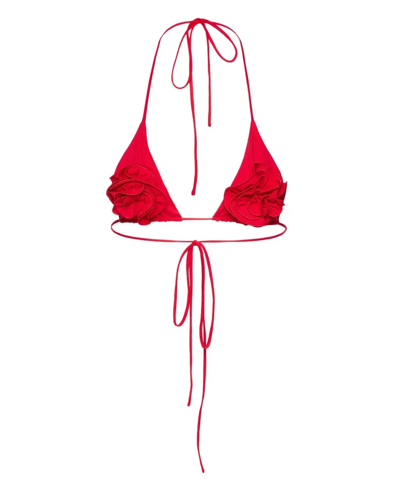 Magda Butrym Floral Bikinioberteil - Rot Rot