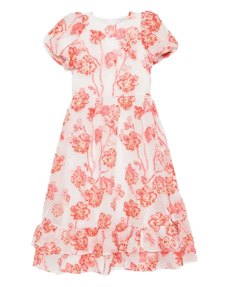 Sister Jane Willa Jacquard-Midikleid - Weiß Weiß