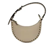 mini Rockstud Schultertasche - Nude