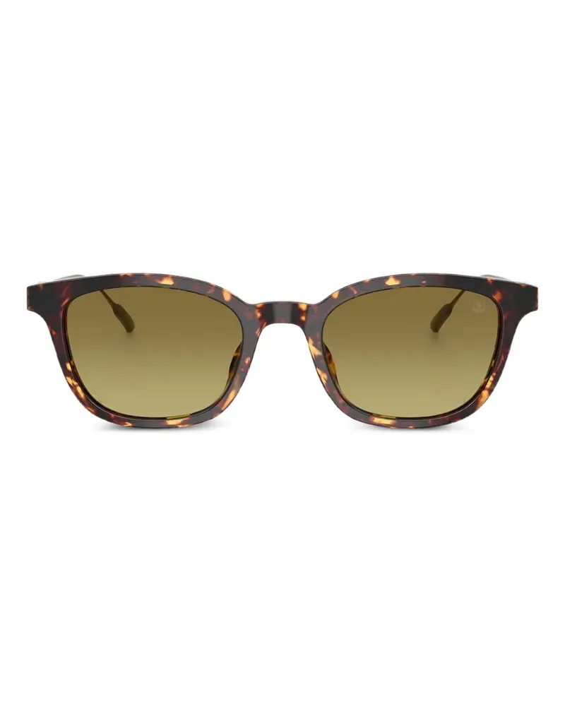 Moncler Lentis Sonnenbrille mit geometrischem Gestell - Braun Braun