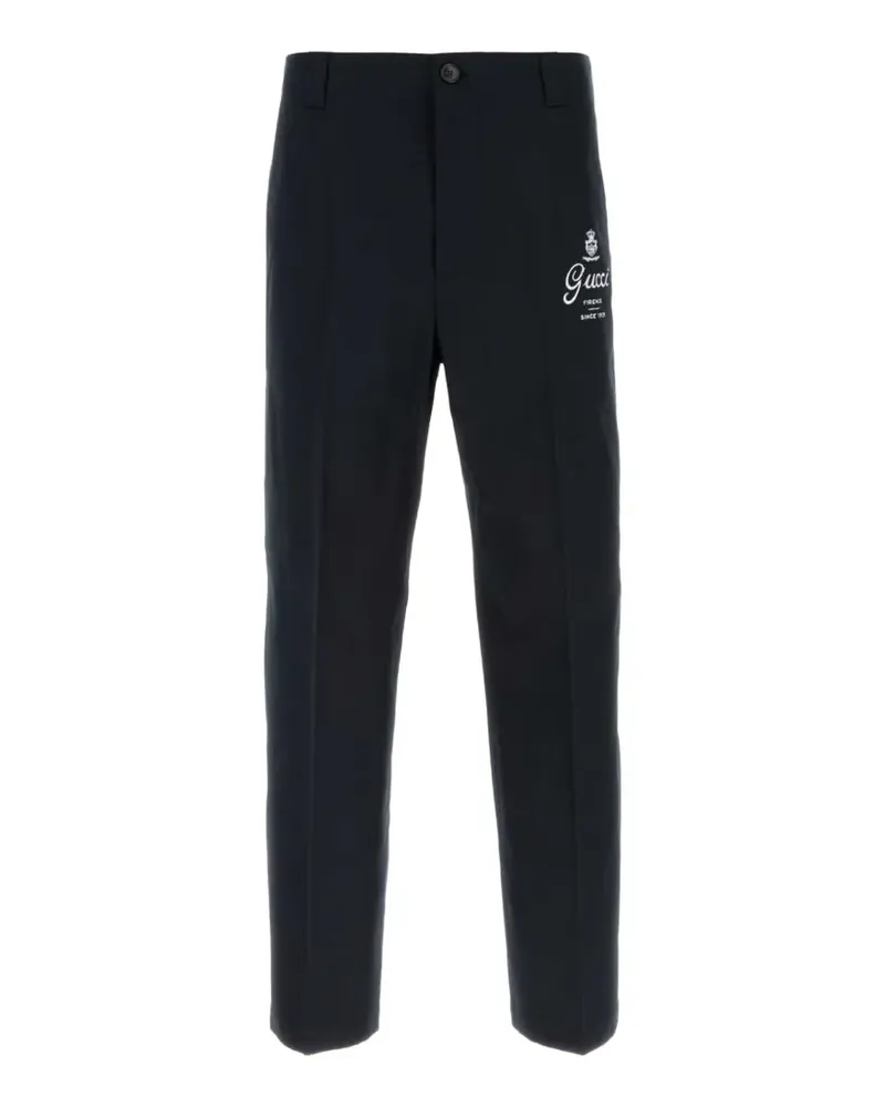 Gucci Hose mit Print-Detail - Blau Blau