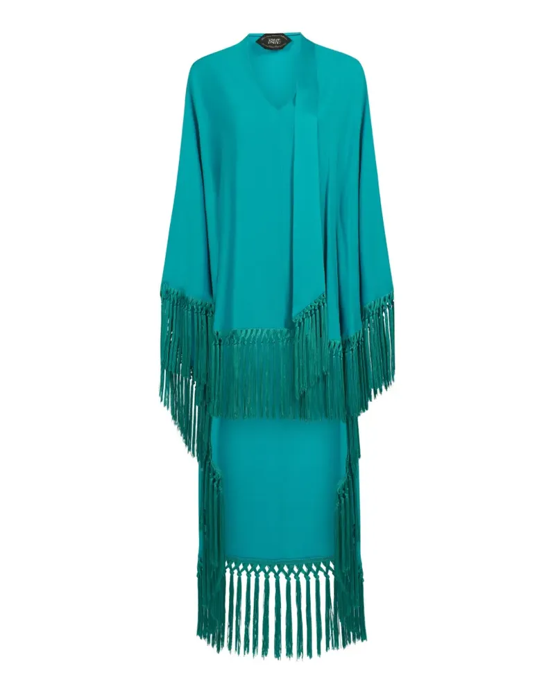 Taller Marmo Cecil Kafta Kleid mit Fransen - Blau Blau
