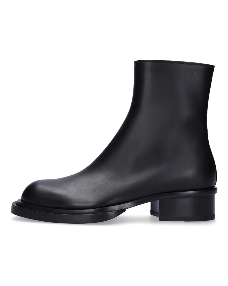 Alexander McQueen leather ankle boots - Schwarz Schwarz
