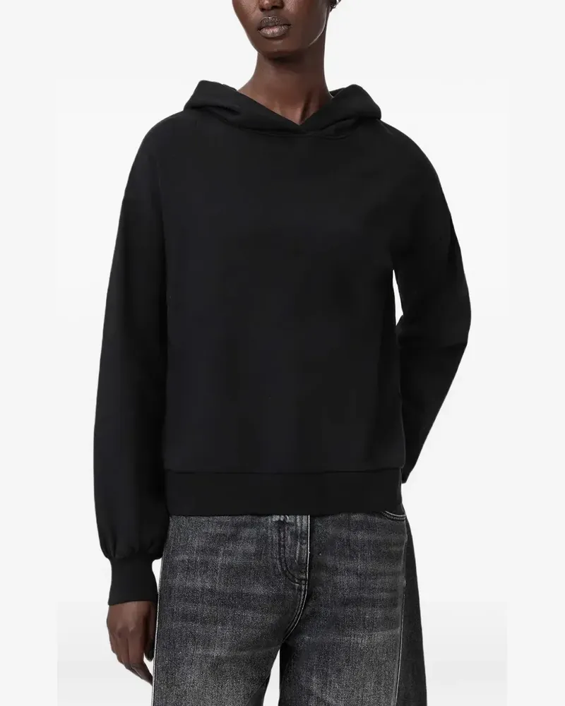 AllSaints Zinc logo hooded top - Schwarz Schwarz