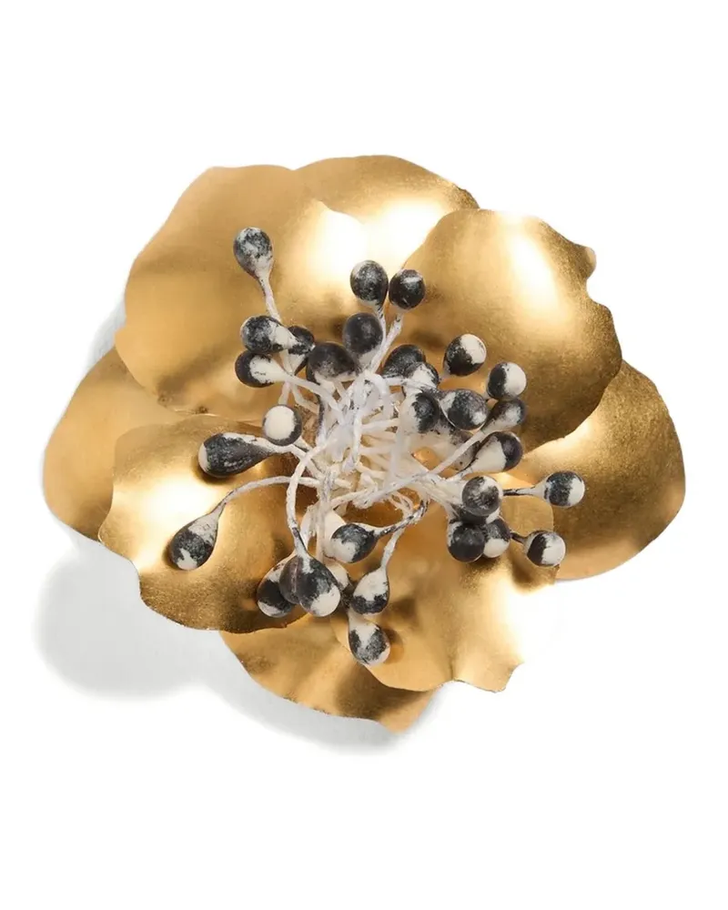 Valentino Garavani Fleur Lumineuse Brosche - Gold Gold