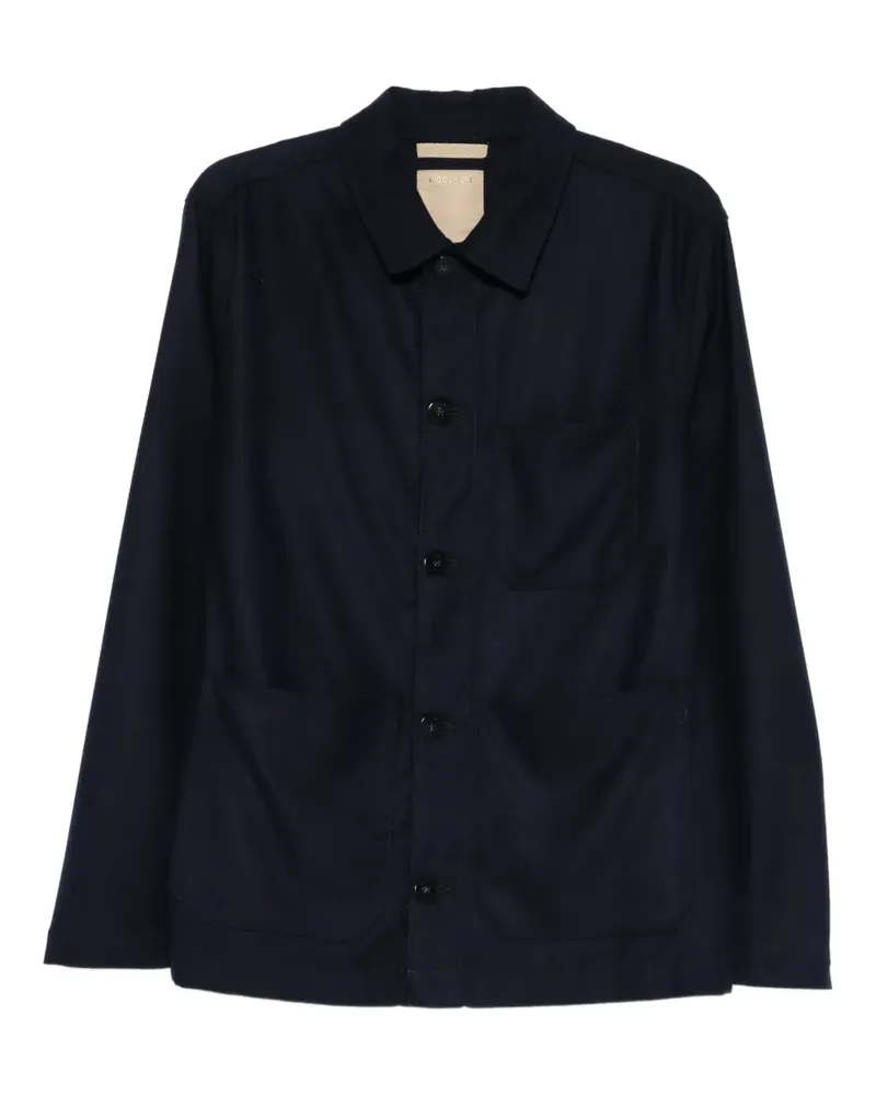 Woolrich Hemdjacke mit Knöpfen - Blau Blau