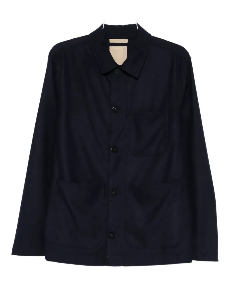 Woolrich buttoned shirt jacket - Blau Blau