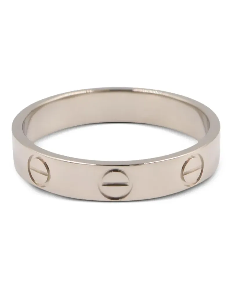 Cartier 2010s mini Love Ring - Silber Silber