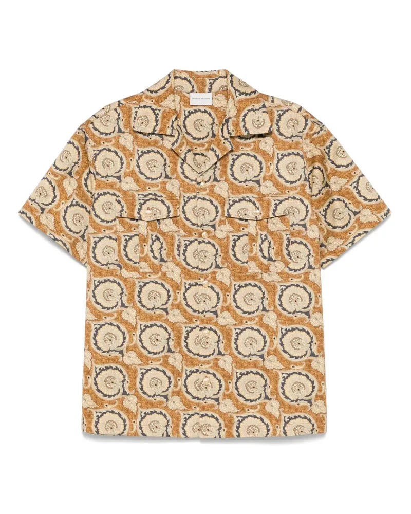 Drôle de Monsieur La Chemise Paisley Hemd - Gelb Gelb