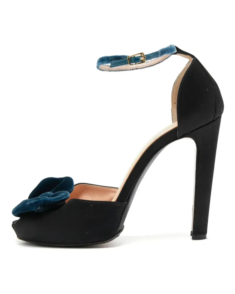 N° 21 Pumps mit Schleife - Schwarz Schwarz