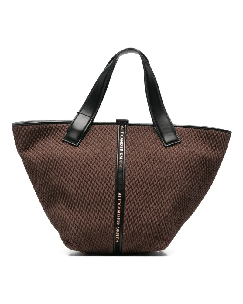 Alexander Smith Mittelgroße Lauren Tote Bag mit Logo - Braun Braun