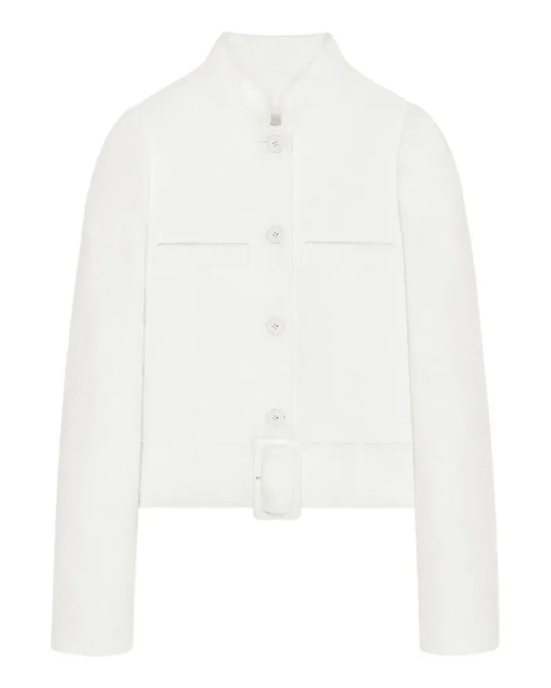 Courrèges Jacke mit Schnallenverschluss - Weiß Weiß