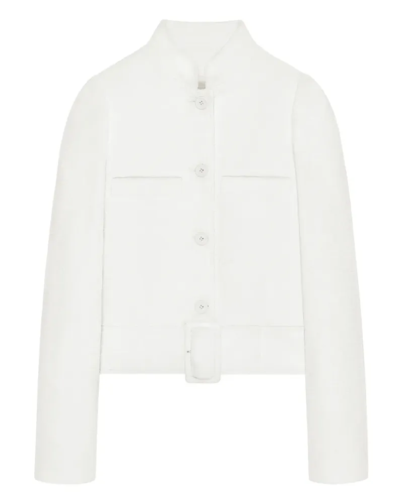 Courrèges Jacke mit Schnallenverschluss - Weiß Weiß