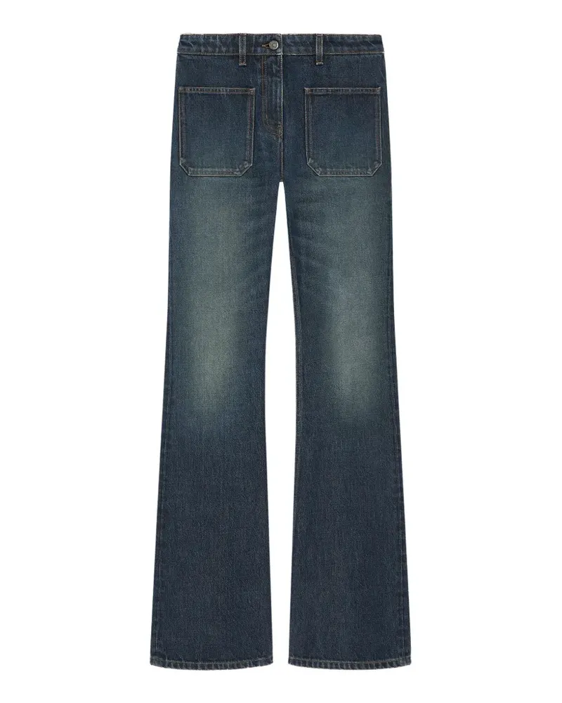 Courrèges Jeans mit AC-Logo-Stickerei - Blau Blau